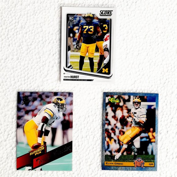 Michigan Wolverines 9 Card Lot - CFTBL [4_5_2] - Picture 7 of 8